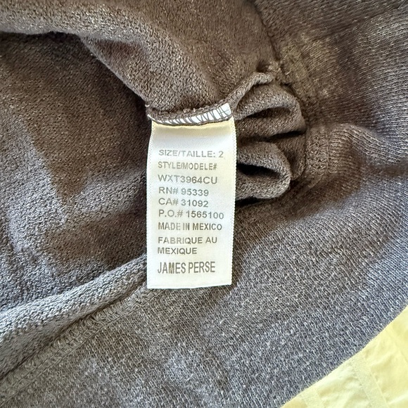 (2) Standard James Perse Long Sleeve Tops - Picture 10 of 12